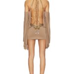 Backless Embellished Mini Dress Thumbnail 3