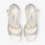 Aziz 95 Crystal-embellished Satin Heeled Sandals Thumbnail 3