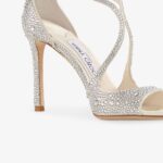 Aziz 95 Crystal-embellished Satin Heeled Sandals Thumbnail 5