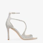 Aziz 95 Crystal-embellished Satin Heeled Sandals Thumbnail 1