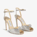 Sacora 100 Crystal-embellished Suede Sandals Thumbnail 3