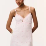 Becklyn Eyelet Linen Mini Dress Thumbnail 1