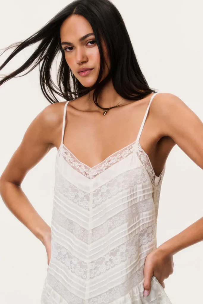 Bessette Silk Lace Mini Dress Full Size Image 5