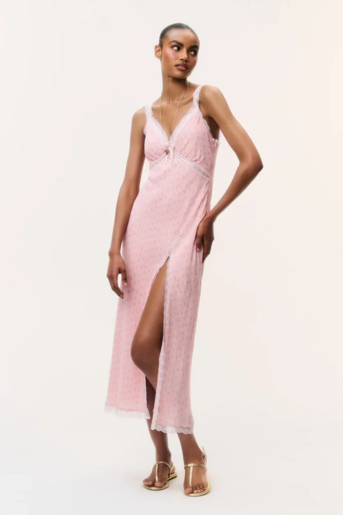 Beverly Floral Maxi Dress Full Size Image 3