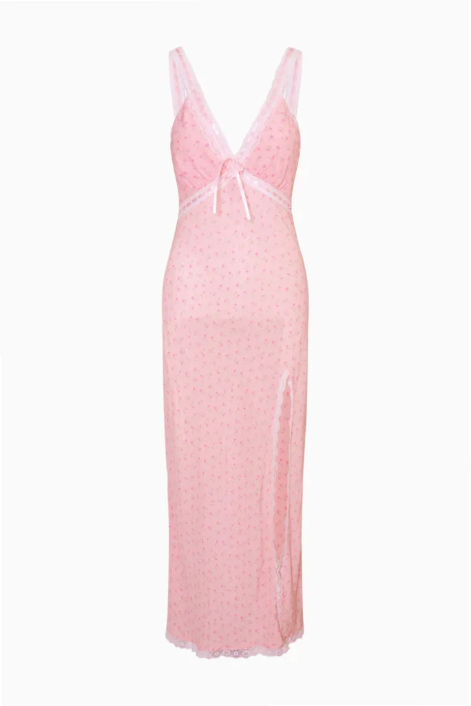 Beverly Floral Maxi Dress Full Size Image 4