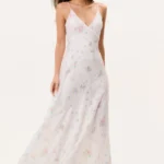 Castilla Silk Patchwork Maxi Dress Thumbnail 3