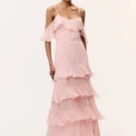 Laelia Floral Chiffon Ruffle Dress Thumbnail 1