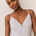 Zirelle Floral Cotton Lace-Trimmed Mini Dress Thumbnail 2