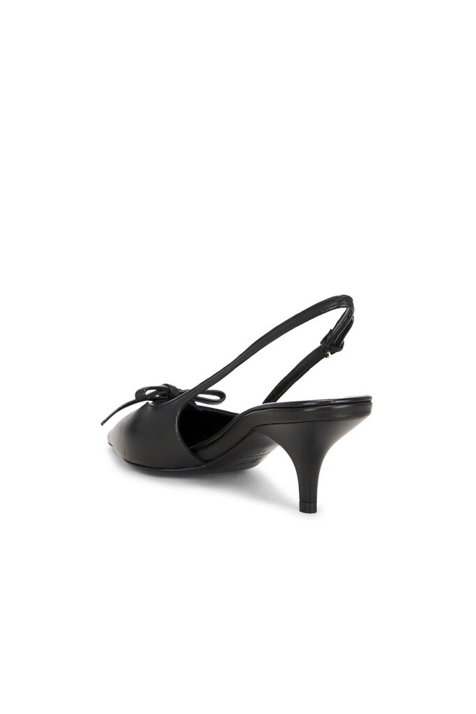 Nappa Bow Slingback Pump Full Size Image 3
