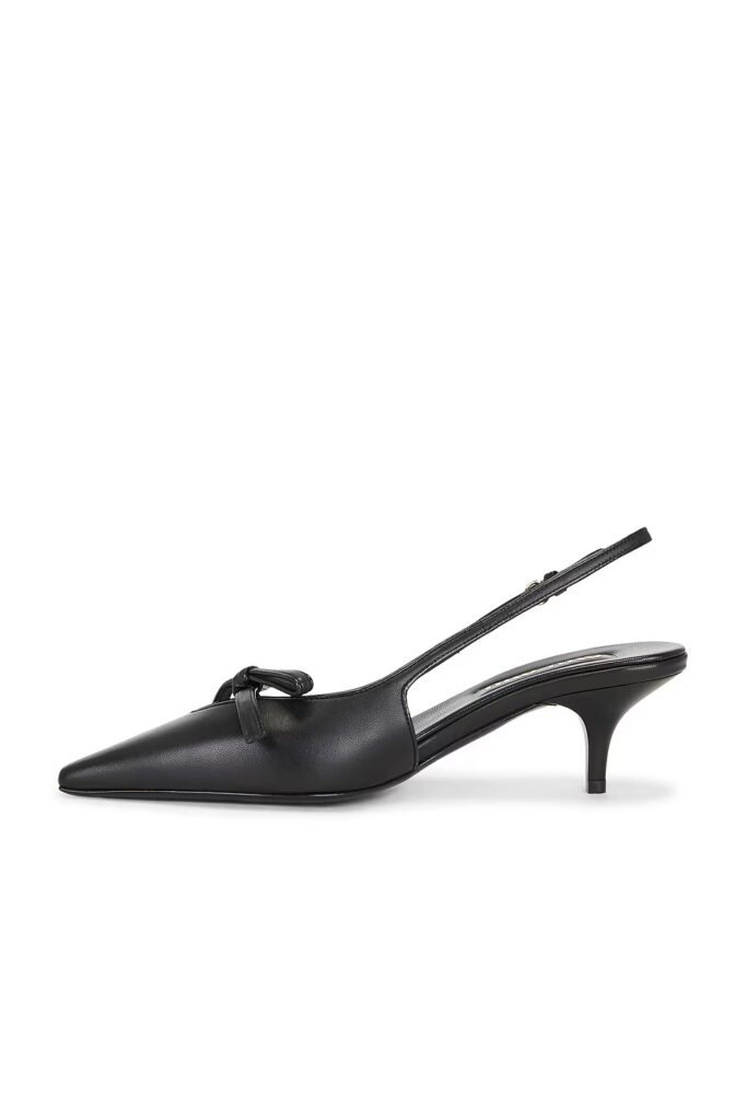 Nappa Bow Slingback Pump Full Size Image 2