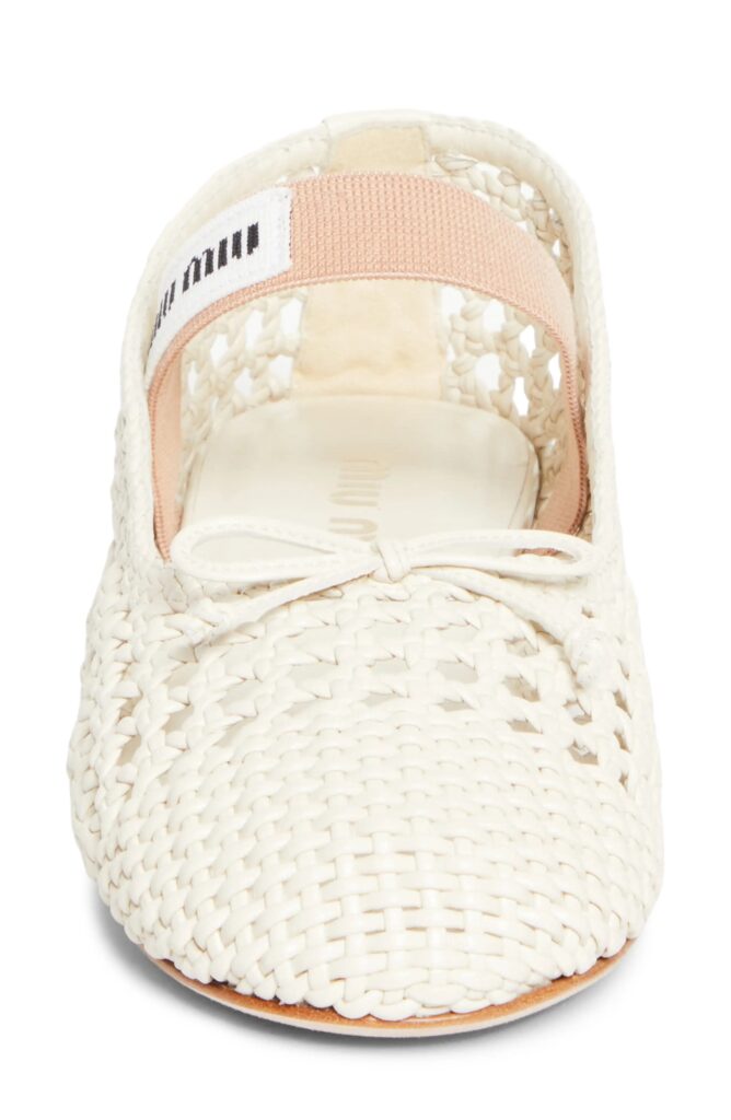Woven Mary Jane Ballet Flat Full Size Image 4