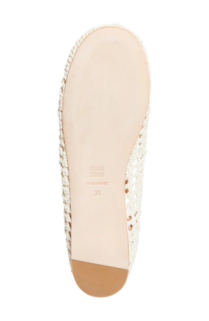 Woven Mary Jane Ballet Flat Full Size Image 2