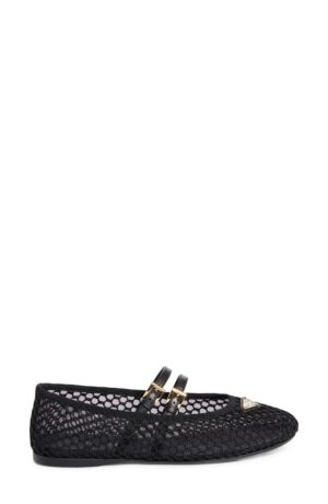 PRADA Ballerine Mesh Mary Jane Flat