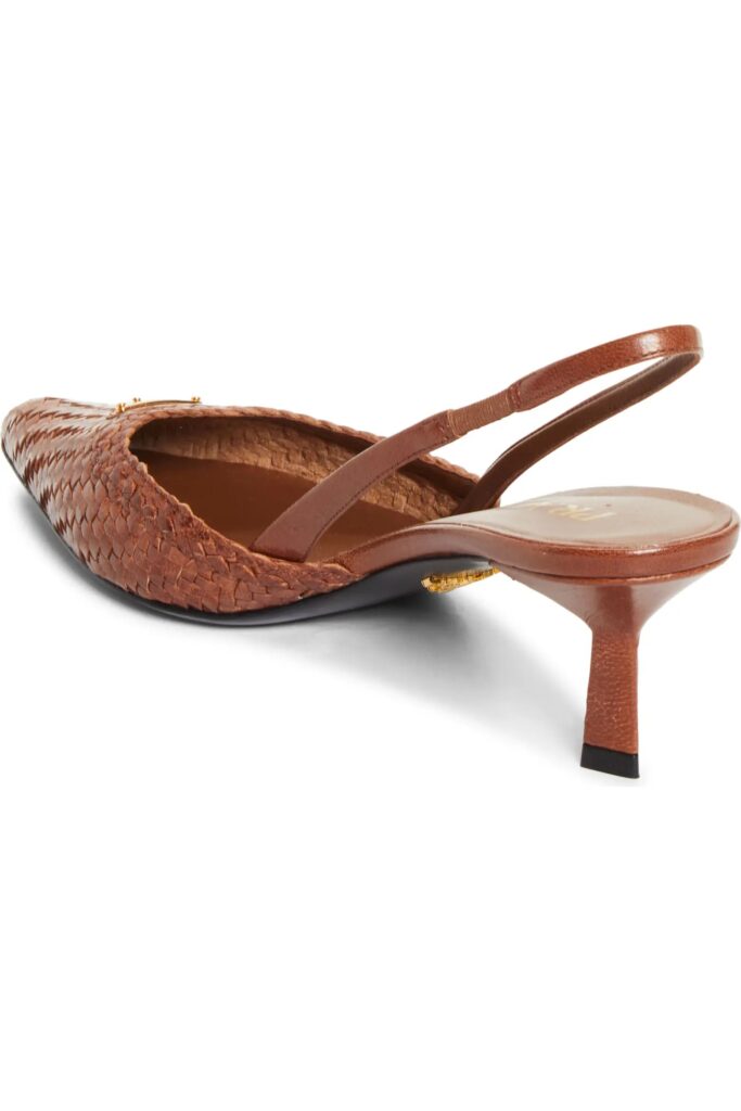 Woven Slingback Sandal Full Size Image 6