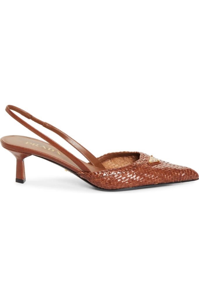 Woven Slingback Sandal Full Size Image 1