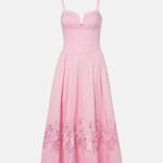 Montreux Cotton-Blend Bustier Dress Thumbnail 2