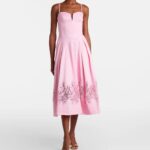 Montreux Cotton-Blend Bustier Dress Thumbnail 1