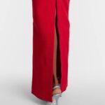 Precious Bow-Detail Crepe Bustier Gown Thumbnail 4