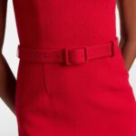 Precious Off-Shoulder Crepe Midi Dress Thumbnail 5