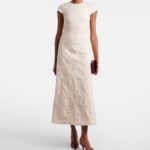 Floral Jacquard Midi Dress Thumbnail 1
