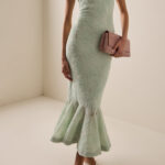Flower Mesh Flounce Dress Thumbnail 1