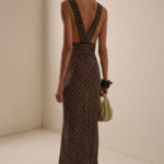 Astrid Cutout Satin Maxi Slip Dress Thumbnail 5
