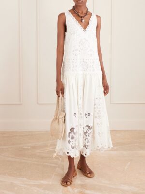 SEA NEW YORK Gardener Broderie Anglaise Dress