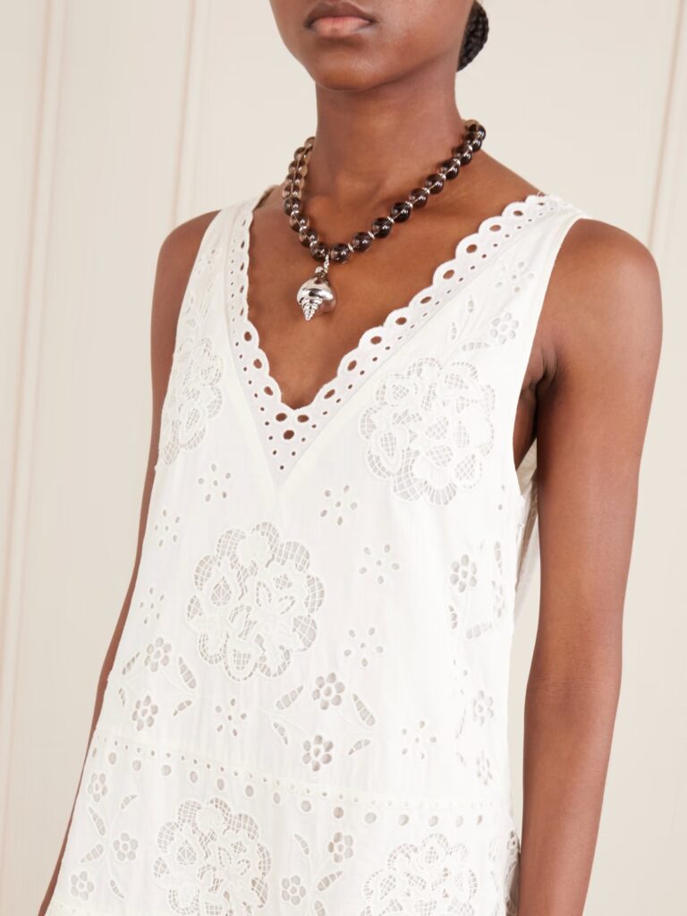 Gardener Broderie Anglaise Dress Full Size Image 2