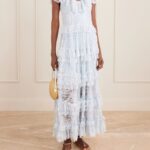 Sharleen Ruffled Lace Maxi Dress Thumbnail 1