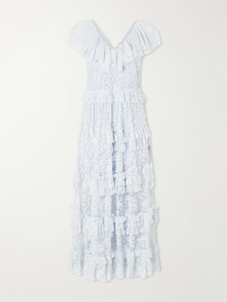 Sharleen Ruffled Lace Maxi Dress Full Size Image 3