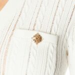 Pointelle Knit Midi Dress Thumbnail 4