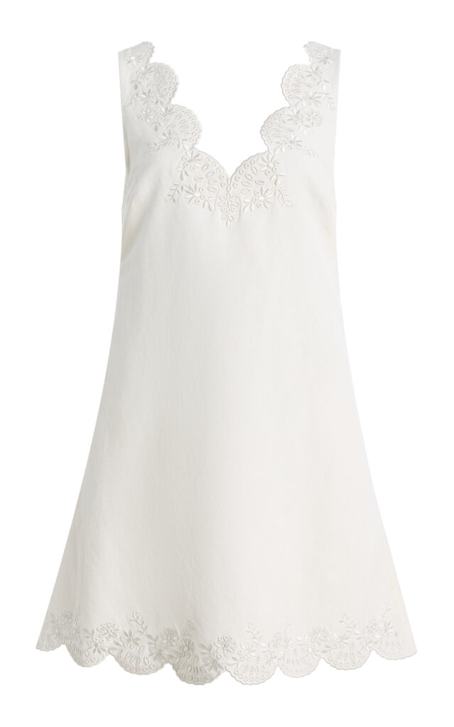 Edena Embroidered Mini Dress Full Size Image 5