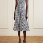 Lois Checked Cloque Midi Dress Thumbnail 2