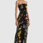 Delora Strapless Midi Dress Thumbnail 1