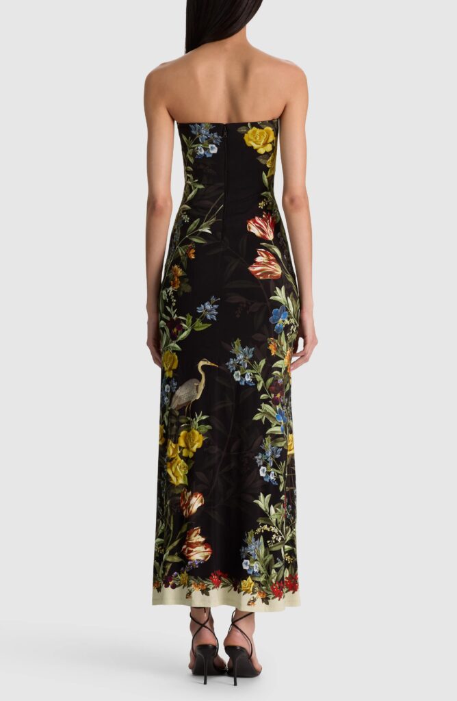 Delora Strapless Midi Dress Full Size Image 5