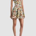 Kim Floral Paneled Minidress Thumbnail 5