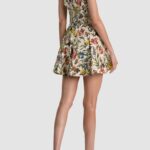 Kim Floral Paneled Minidress Thumbnail 2