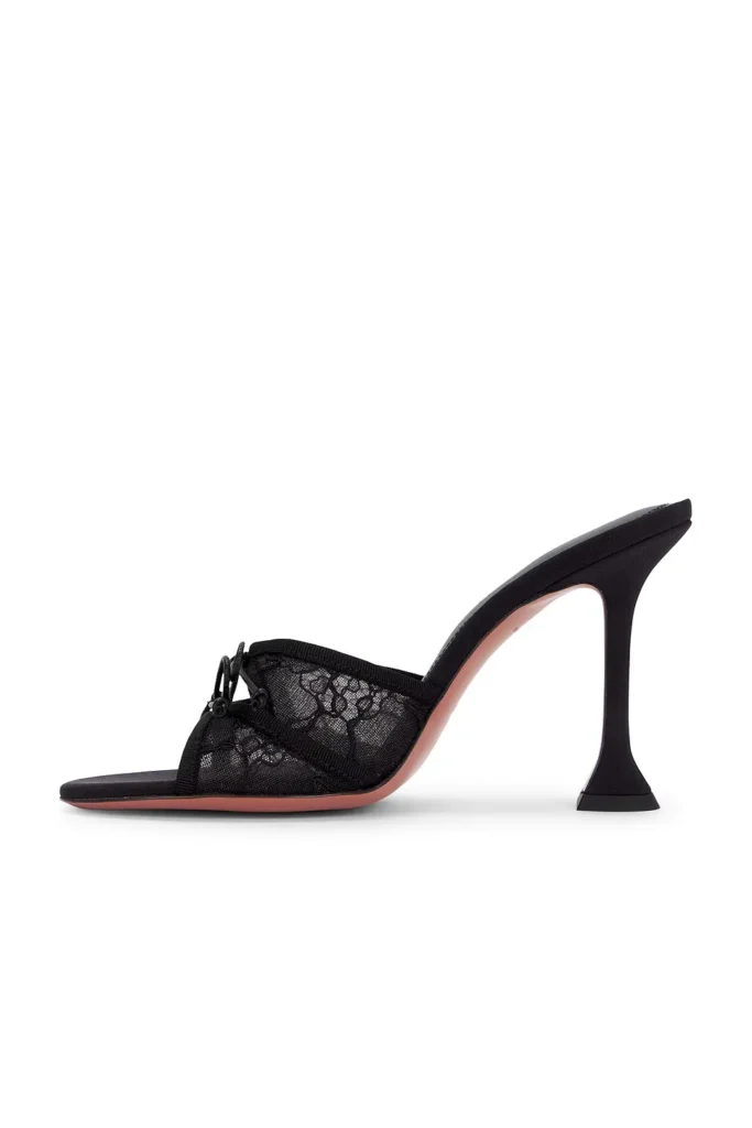 Eleonora 95 Lace Slipper Mule Full Size Image 5