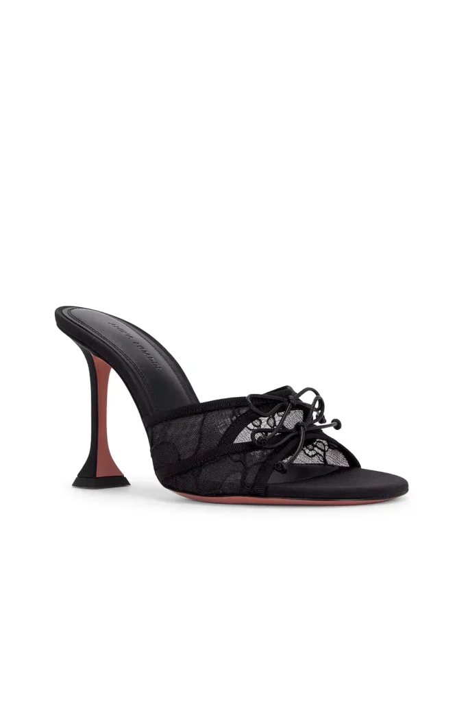 Eleonora 95 Lace Slipper Mule Full Size Image 3