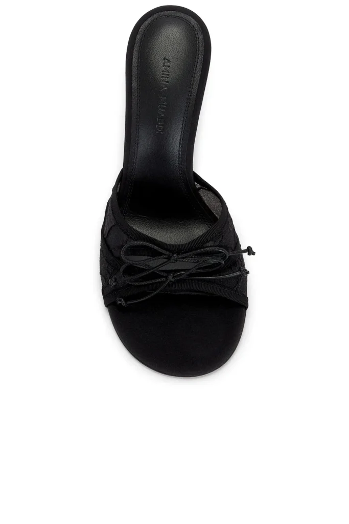 Eleonora 95 Lace Slipper Mule Full Size Image 4