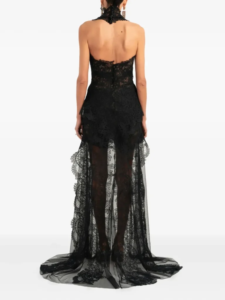 Lace-detailed Maxi Dress Full Size Image 4
