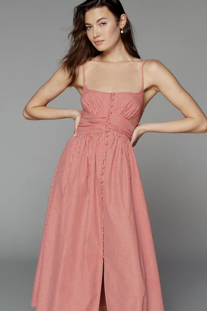 Katerina Button-front Dress Full Size Image 4