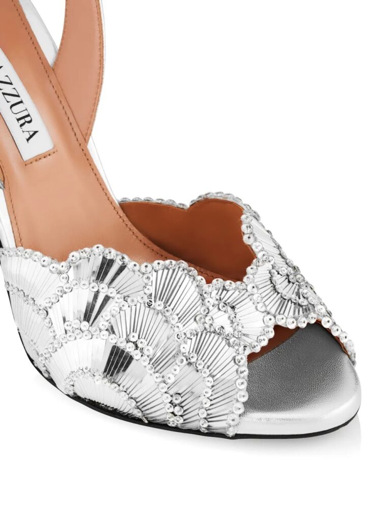 Ce Soir Crystal-embellished Heeled Sandals Full Size Image 5