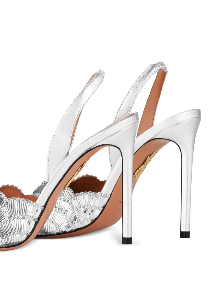 Ce Soir Crystal-embellished Heeled Sandals Full Size Image 6