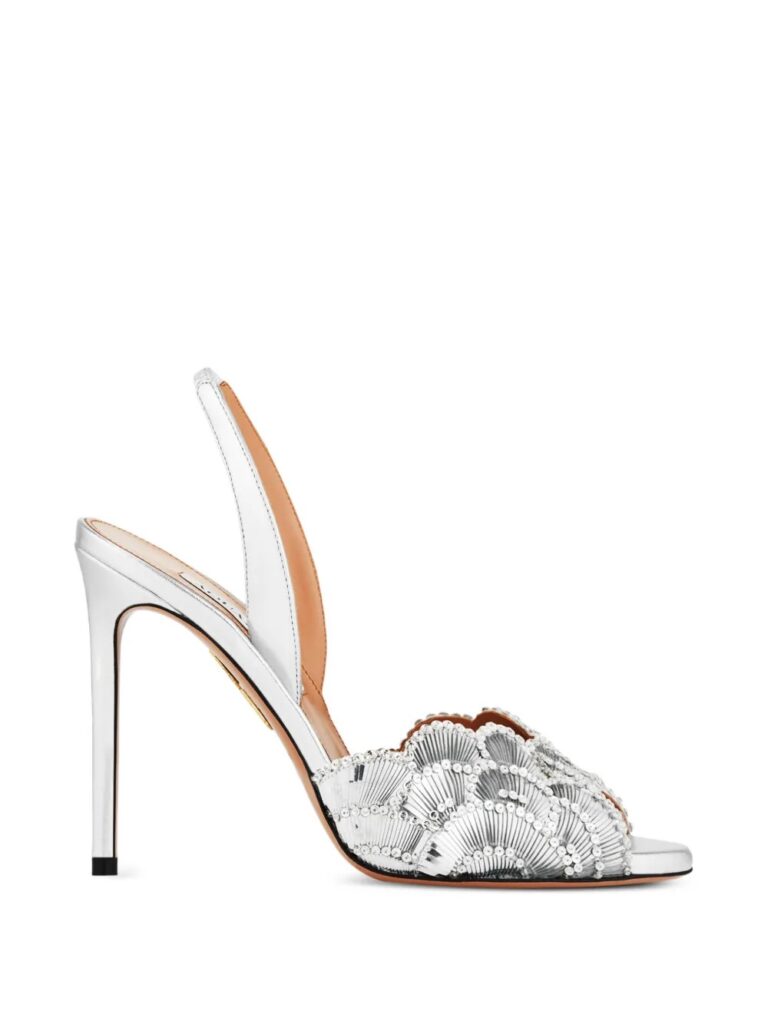 Ce Soir Crystal-embellished Heeled Sandals Full Size Image 1