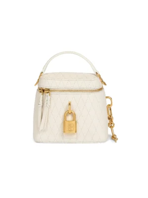 BALMAIN Pulse Leather Vanity Bag