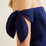 Off-the-shoulder Crepe Midi Dress Thumbnail 3