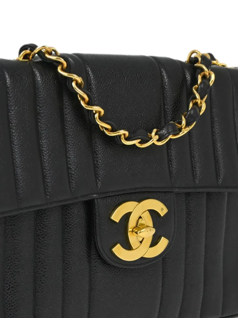 1992 Mademoiselle Classic Flap Shoulder Bag Full Size Image 6
