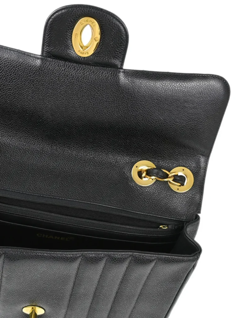 1992 Mademoiselle Classic Flap Shoulder Bag Full Size Image 4