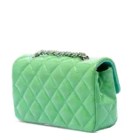 Extra Mini Rectangular Classic Patent Single Flap Crossbody Bag Thumbnail 2